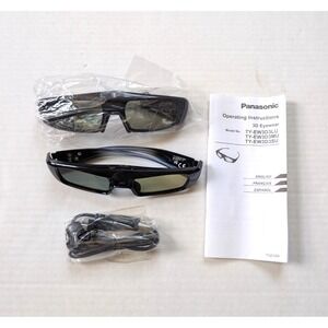 Panasonic Viera 3D Glasses TY-EW3D3M Set of 2 with Charger